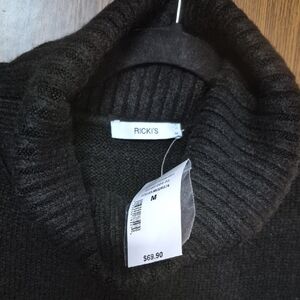 Ricki's Black Turtleneck Sweater Dress